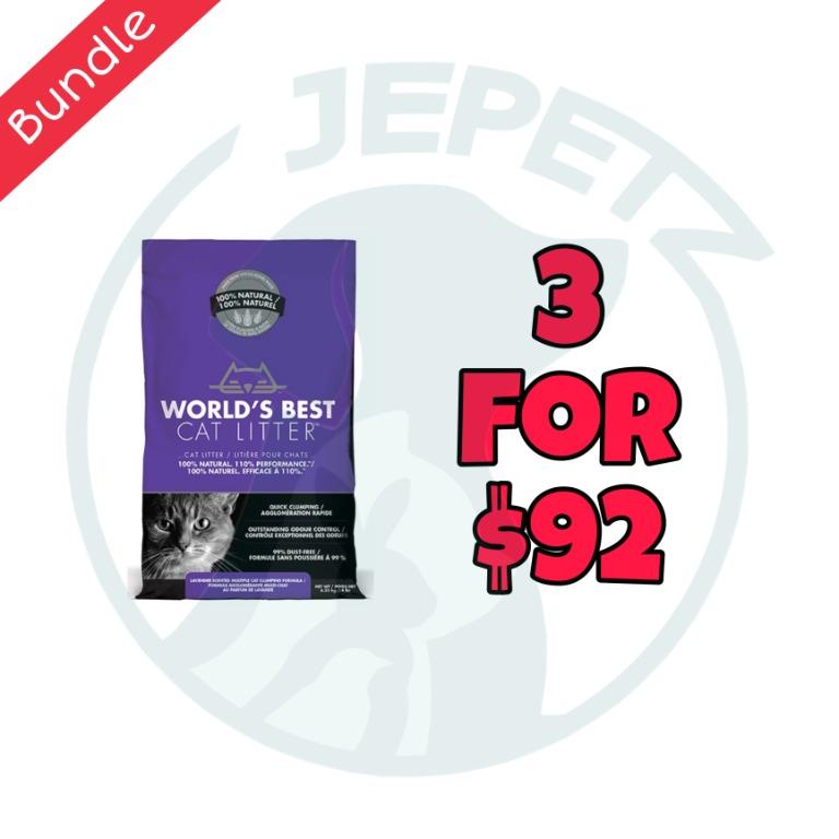 (Promo) World’s Best Cat Litter Lavender Scented Multiple Cat Clumping