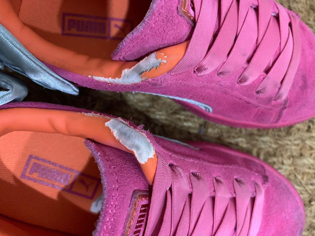 puma suede trainers size 11