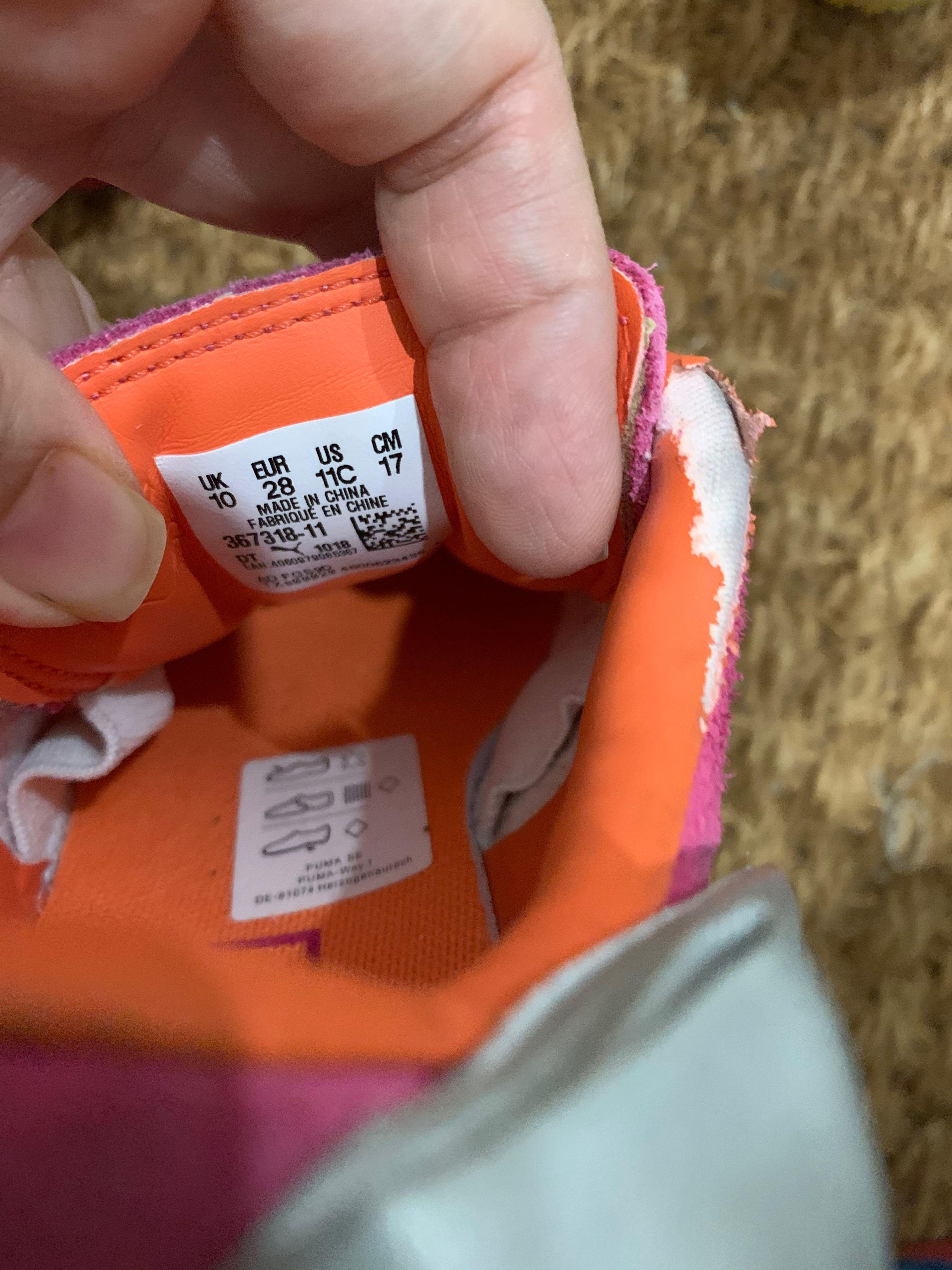 puma suede trainers size 11