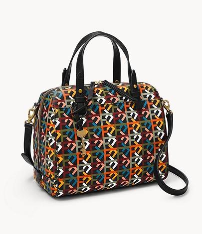 Fossil rachel shop satchel bright multi