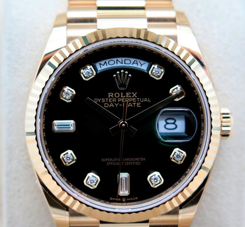 Rolex Day Date Gold - Green Dial - ref.128238, Luxury, Watches on 