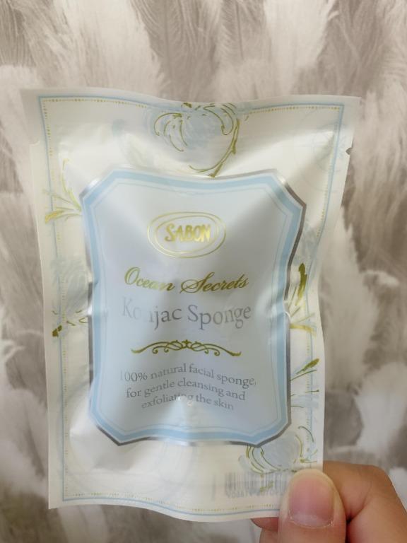Sabon Konjac Sponge 天然蒟蒻潔顏海綿 健康及營養食用品 健康補充品 健康補充品 維他命及補充品 Carousell
