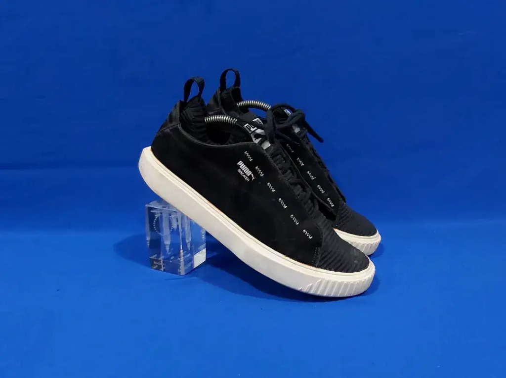 Puma breaker knit sunfaded sneakers clearance