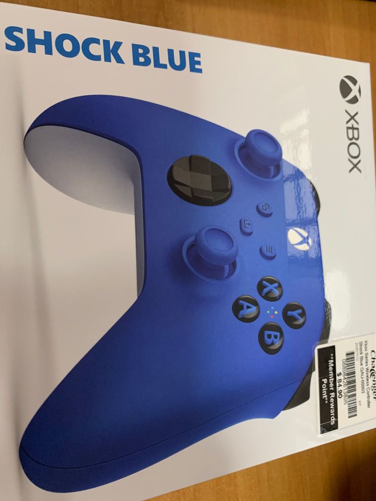 xbox shock blue controller