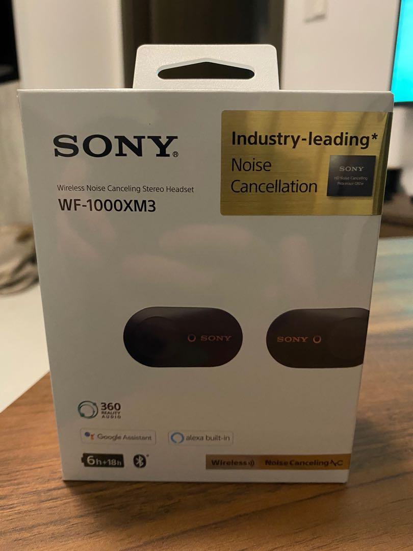Sony Bluetooth headphones (WF1000XM3), Audio, Earphones on Carousell