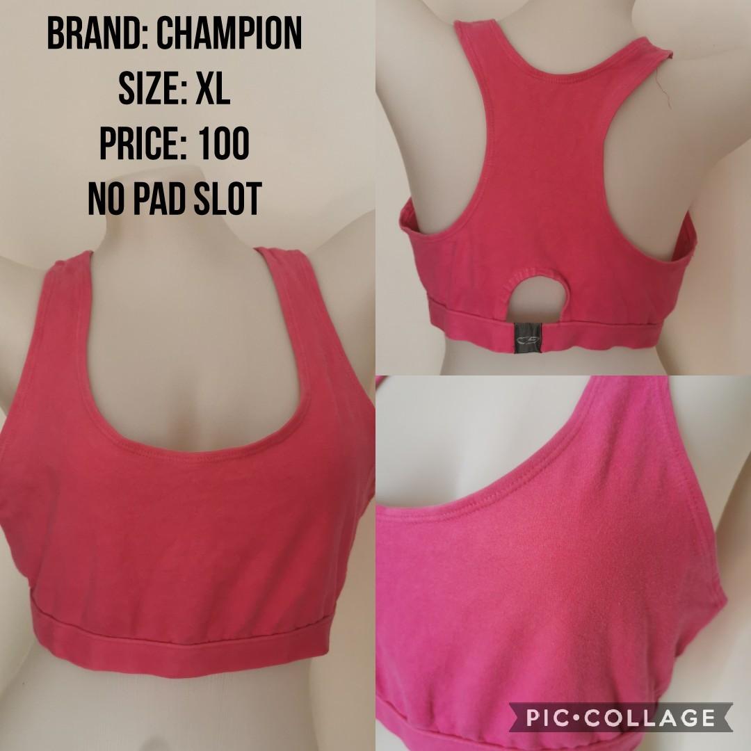 champion xl sports bra