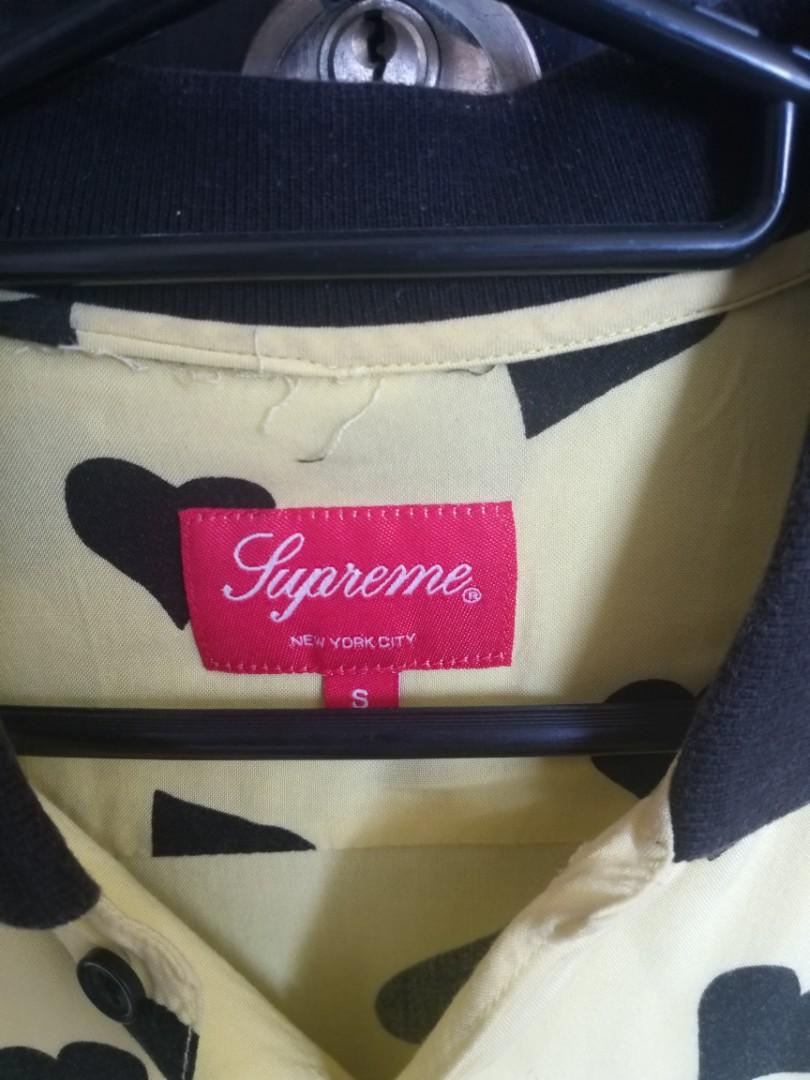 supreme hearts rayon shirt