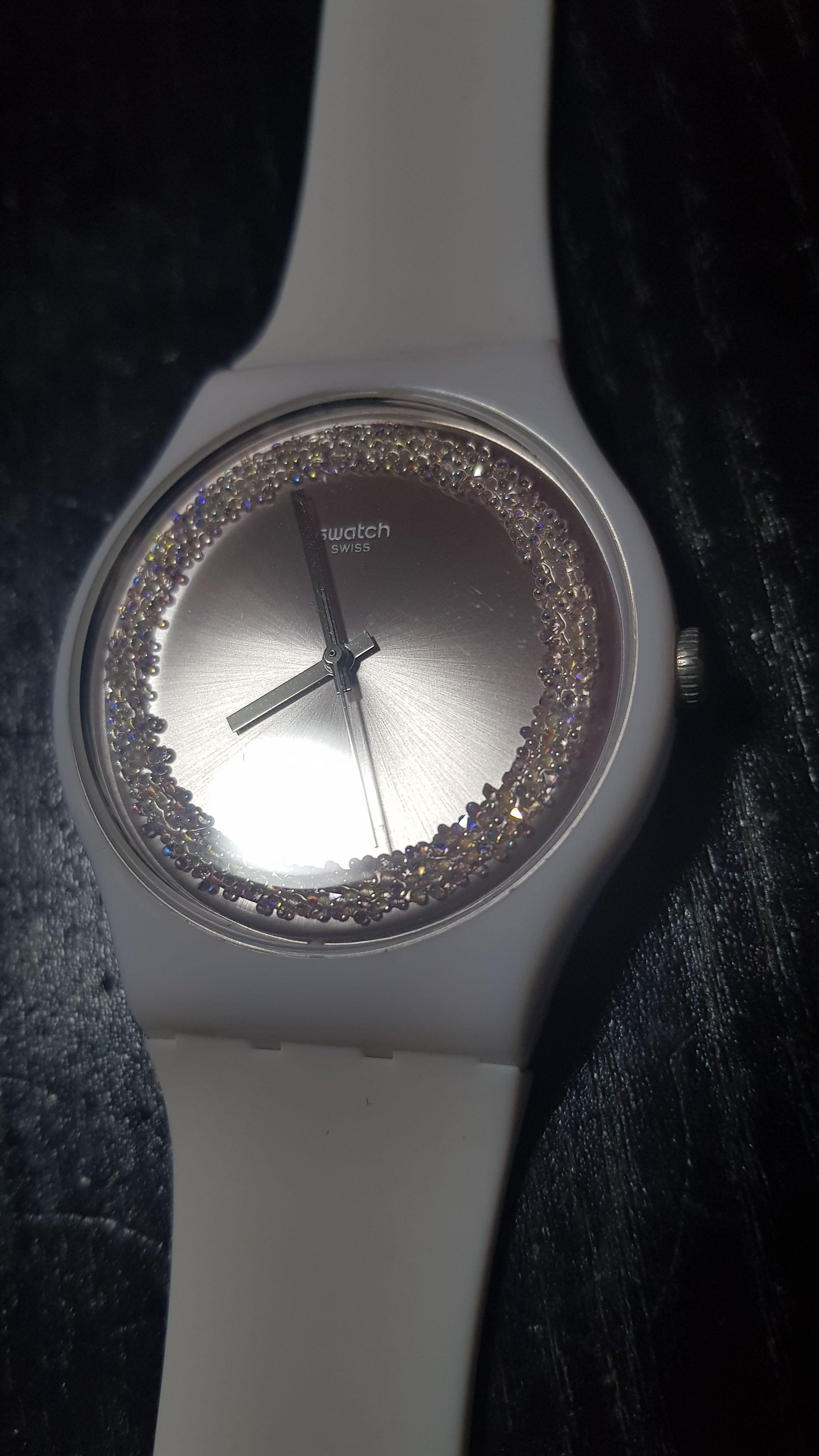 Swatch discount swarovski crystal