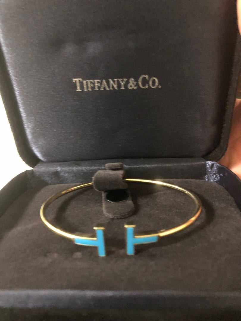 Tiffany t outlet turquoise bracelet
