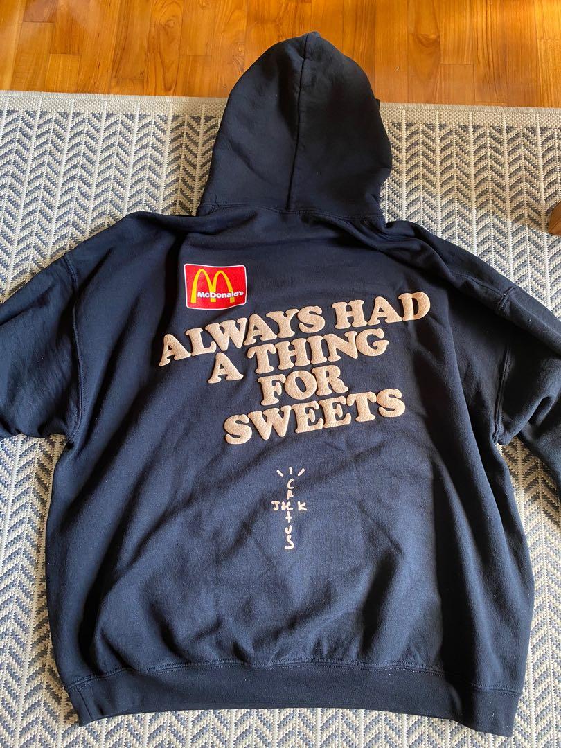 travis scott McDonald Apple pie hoodie L