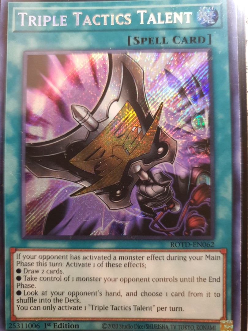 送料無料商品 |  公式 オンライン 中古遊戯王 MAMA-EN090[SE(PR)]：Triple Talent/三戦の Tactics シングルカード