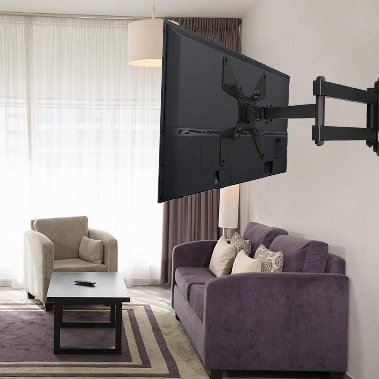 TV Wall Bracket, Swivels Tilts Extends Rotates TV Wall Mount for 1040