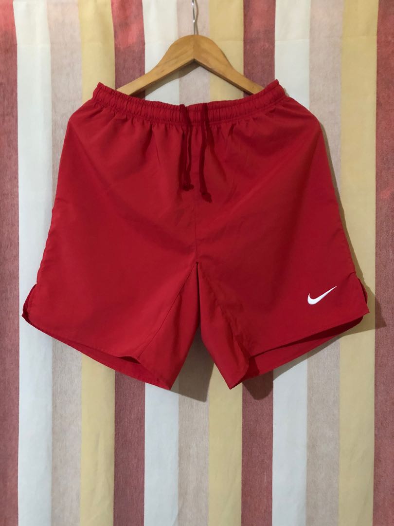 Red nike nylon shorts new arrivals