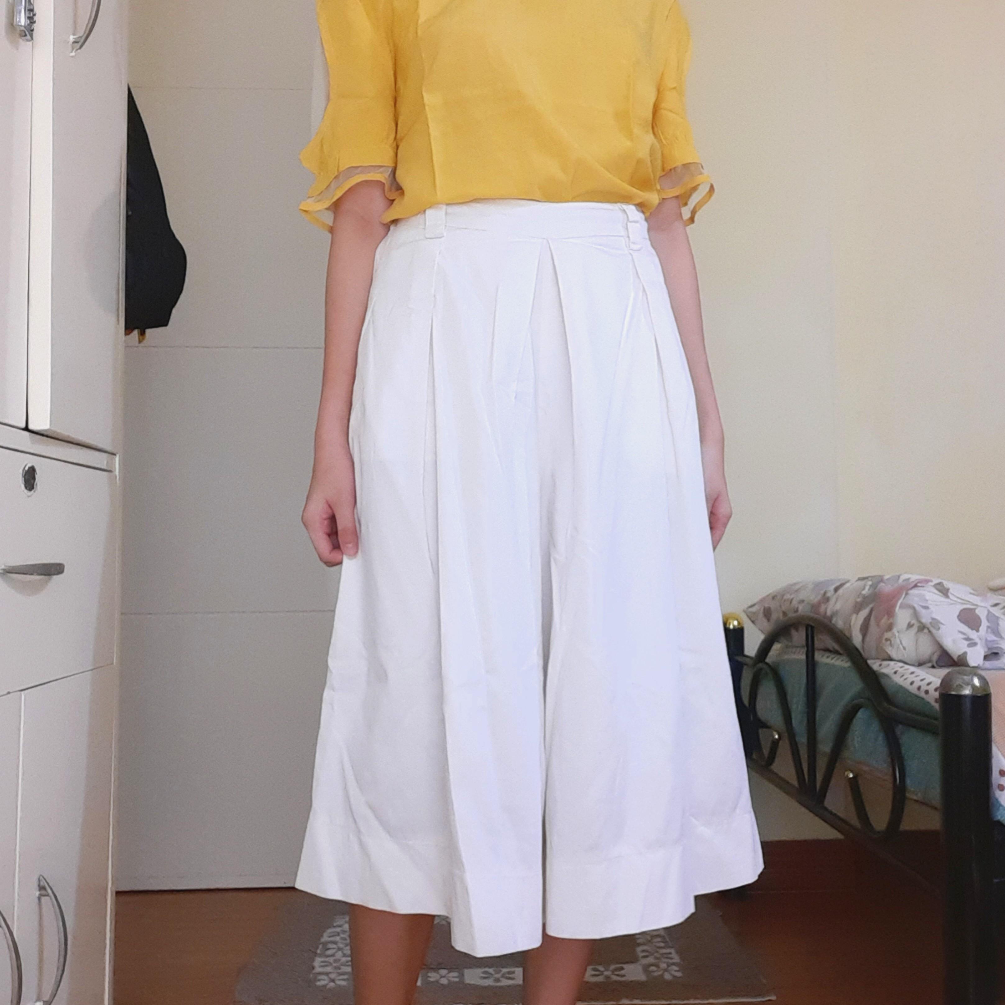 Square pants white outfit clearance