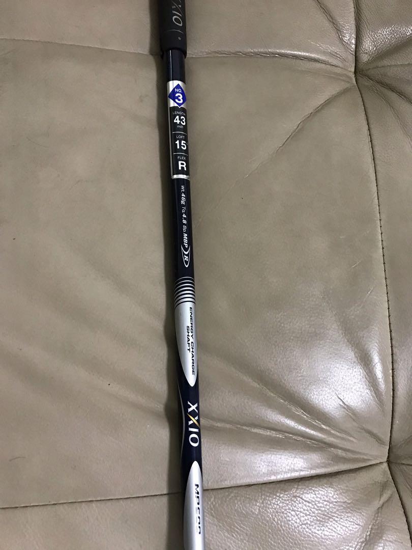 XXIO 3 wood 15 deg impact power matching fairway wood with MP600 46g