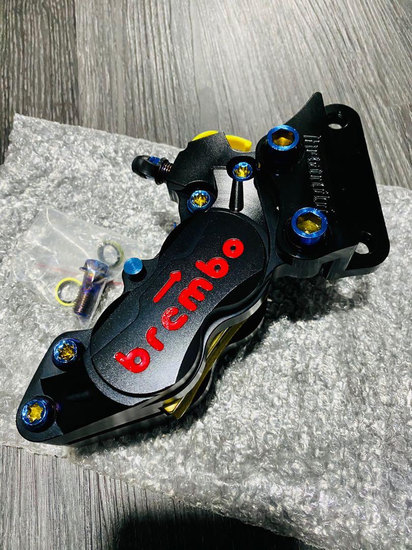 YAMAHA AEROX NVX 155 BREMBO PISTONS CALIPER CUM WITH ORIGINAL FRANDO  BRACKET (230MM STANDARD SIZE DISC BRAKE), Motorcycles, Motorcycle  Accessories on Carousell