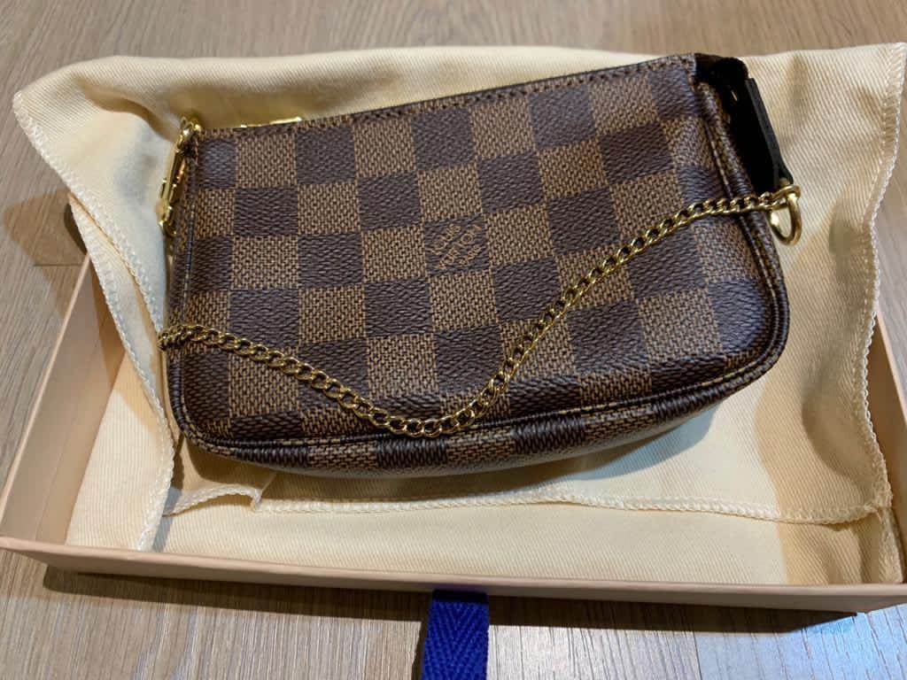 Lv mini pochette accessories Womens Fashion Bags  Wallets Shoulder  Bags on Carousell