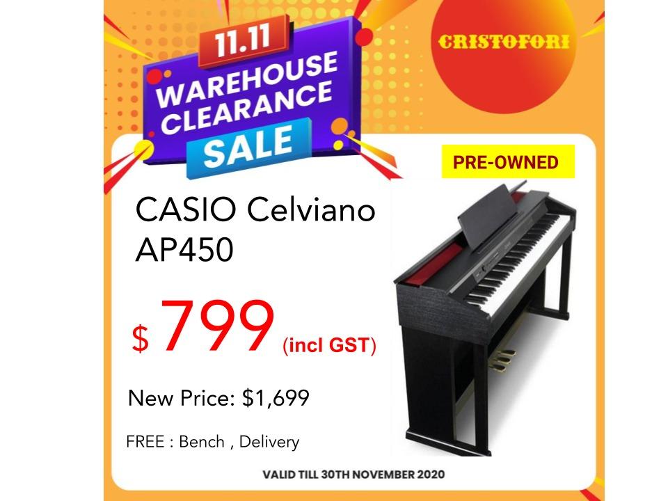 Casio celviano ap 450 price clearance
