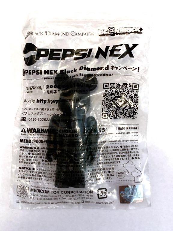 日版Pepsi 100% bearbrick be@rbrick NEX black diamond, 興趣及遊戲