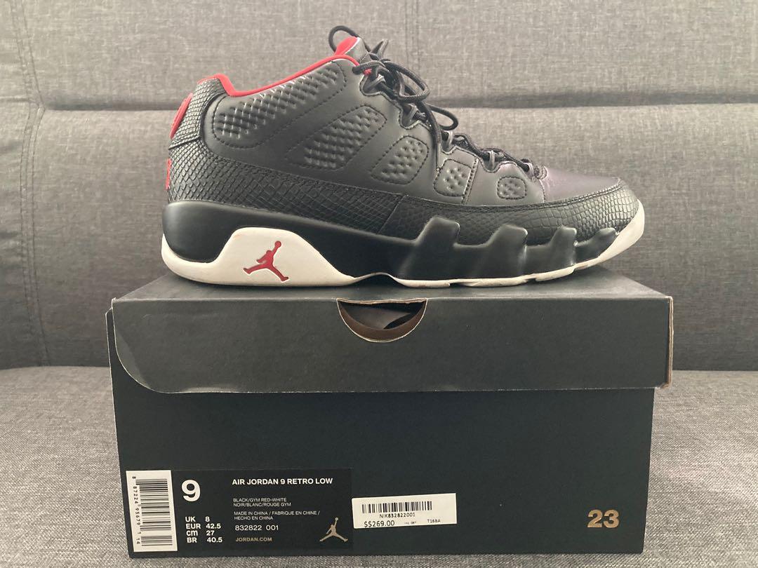 air jordan 9 retro low men's shoe