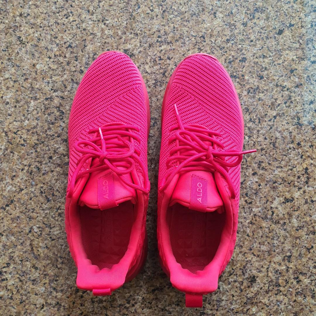 aldo all red shoes
