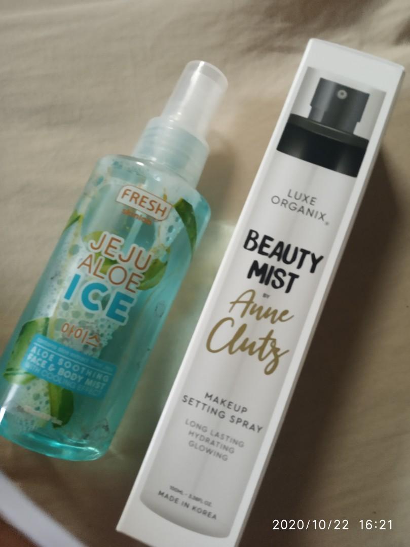 Anne Clutz Beauty Mist X Jeju Aloe Ice Mist Beauty Personal Care Face Face Care On Carousell