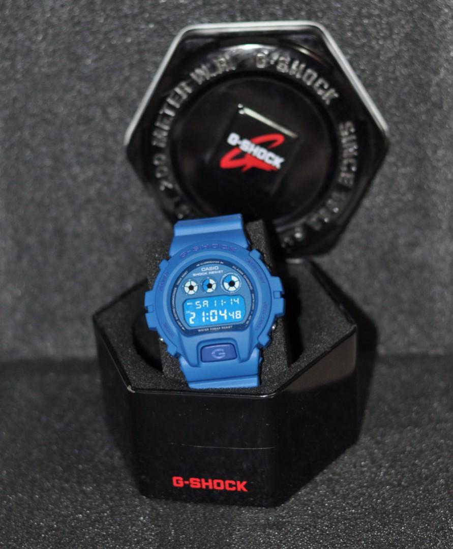 SOLD Assemble G SHOCK dw6900 mm2 a.k.a smurf Men s Fashion Watches Accessories Watches on Carousell