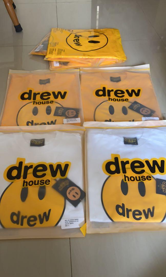 Authentic Drew house Mascott tee, Men's Fashion, Tops & Sets ...