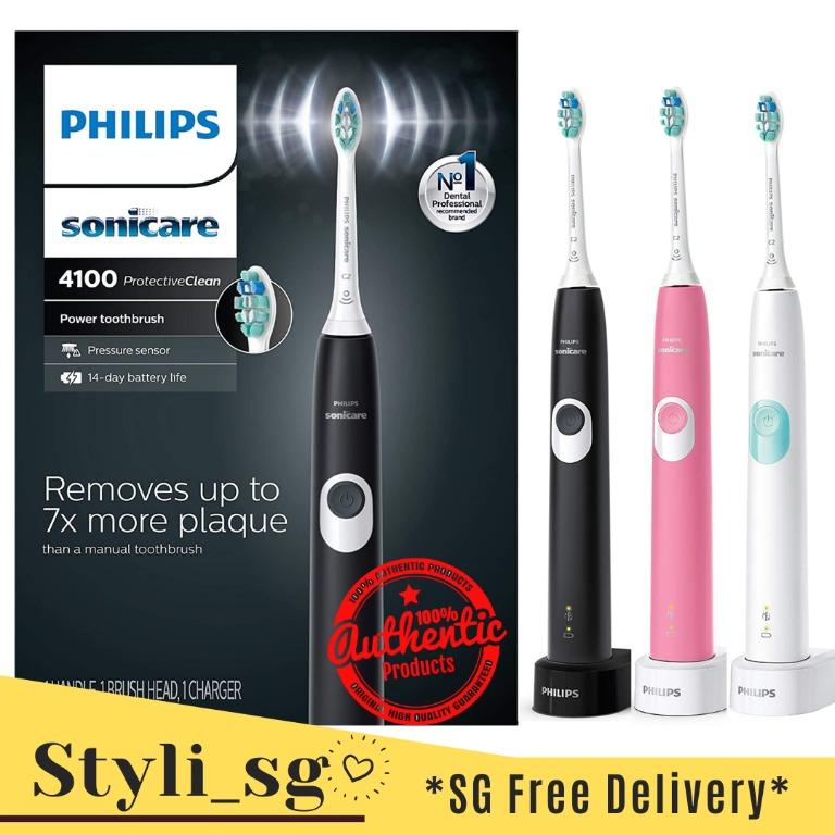 black on toothbrush