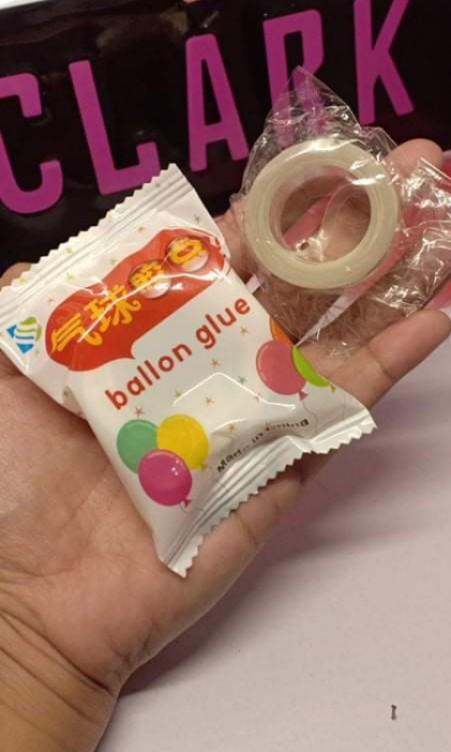 Balloon Chain and Balloon Glue Dots (Category: Craft Supplies & Tools) located in Manila. Submitted by mommyclark (Listing ID 1048898480, Image 1). Description: Balloon Chain 5m Double Holes approx. 160 Holes Balloon Adhesive Glue Dots appeox. 100 Dots.