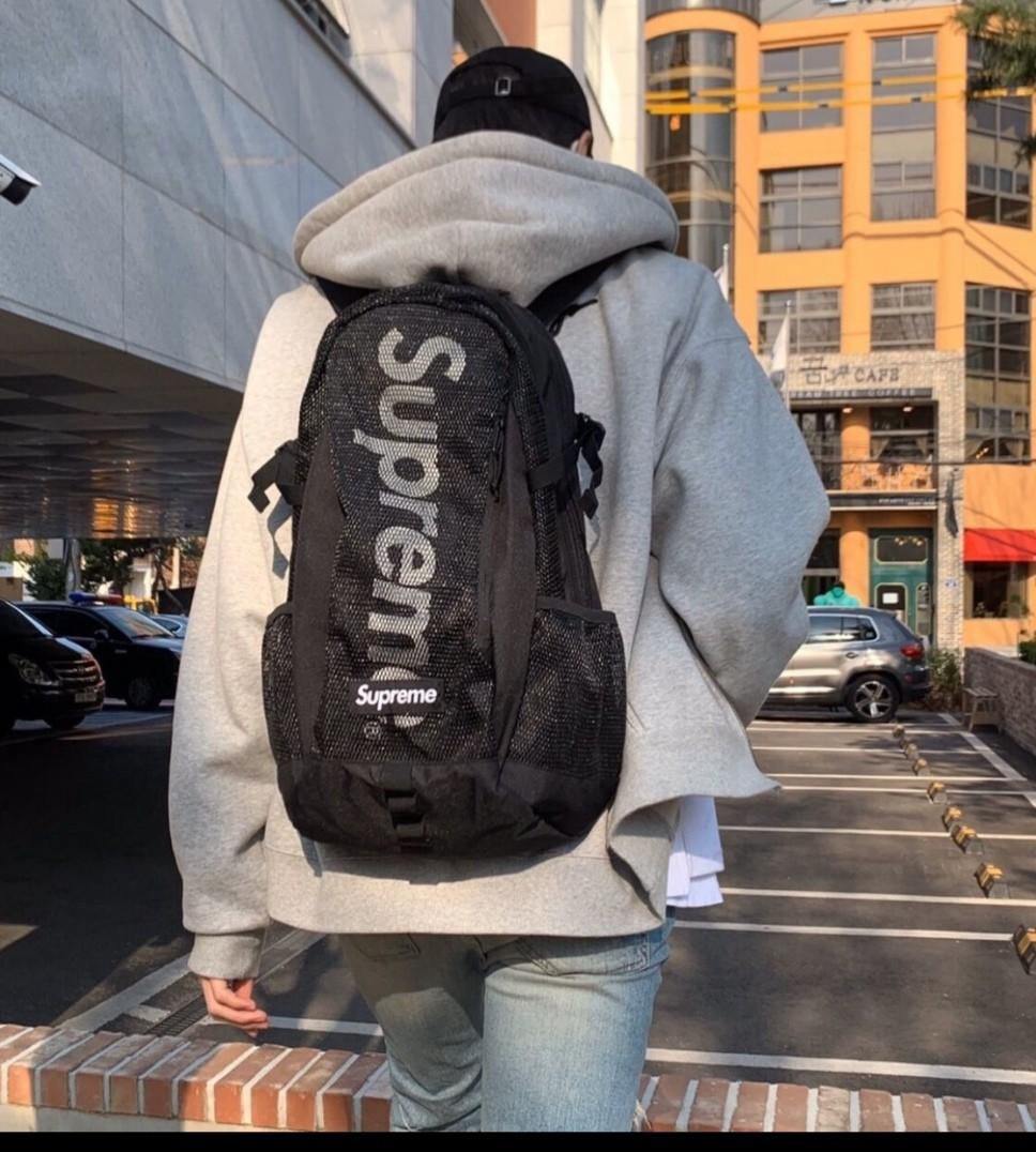 バックパックSupreme 20SS backpack Black バックパック