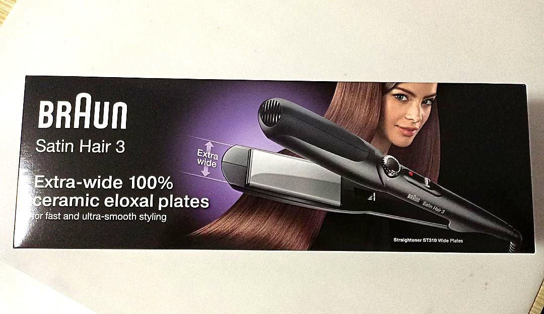 BRAUN ST 310 SATIN HAIR 3 STRAIGHTENER