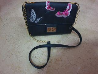 Butterfly Embroidery Bag