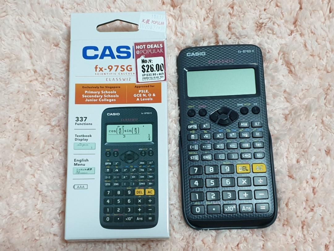 Casio fx 97sg x online popular bookstore
