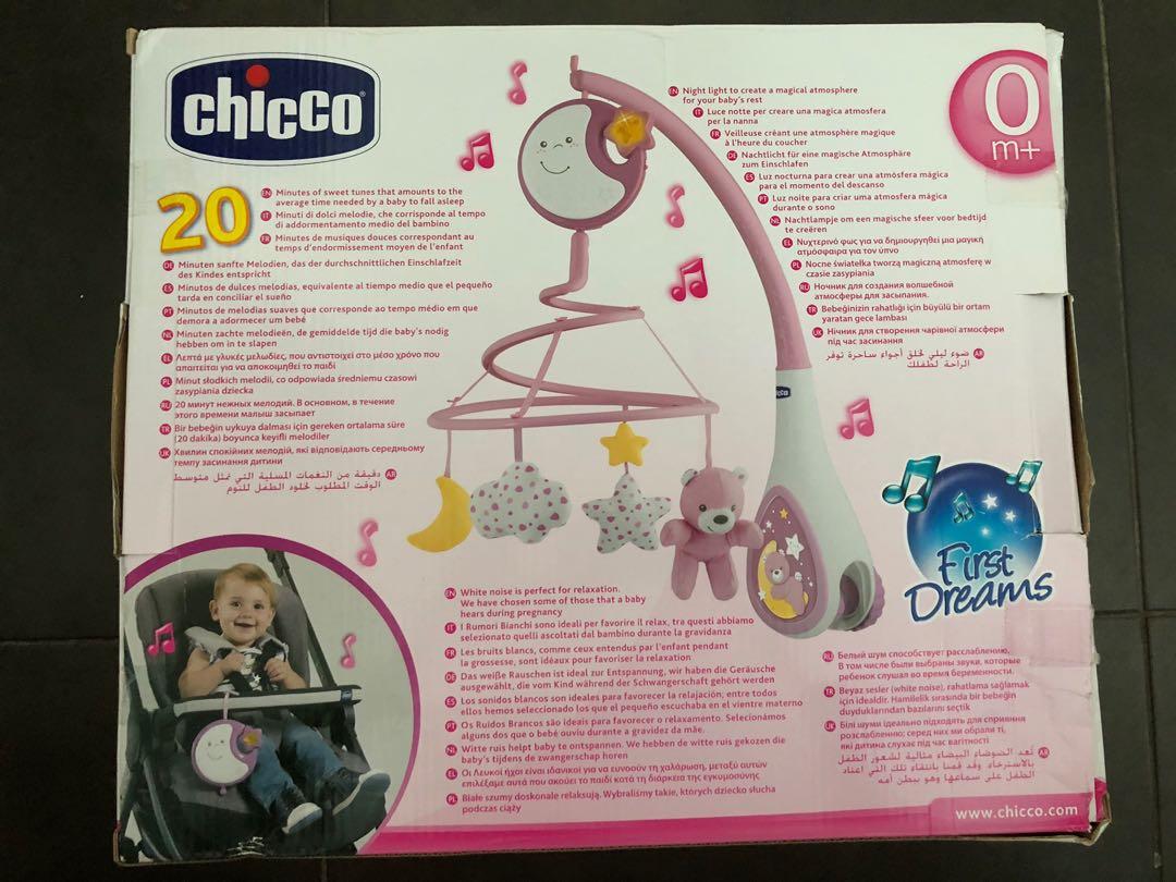 CHICCO Next2Dreams 3 in 1 musical cot mobile Babies Kids Baby