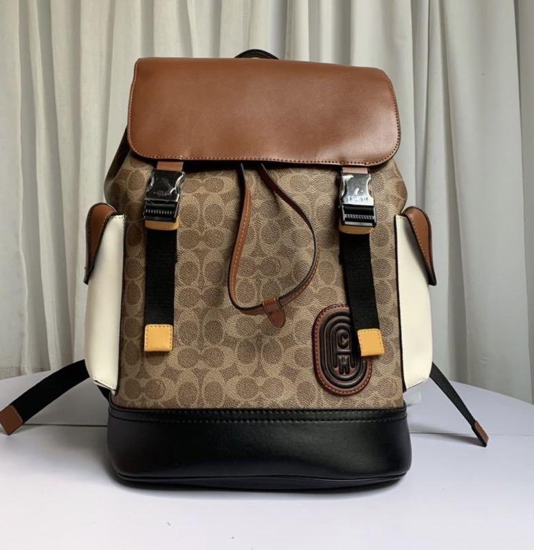 Coach Rivington Backpack With Patch Men s Fashion Bags