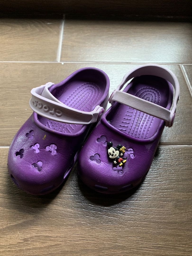 CROCS Purple Size 8/9 Girls, Babies 