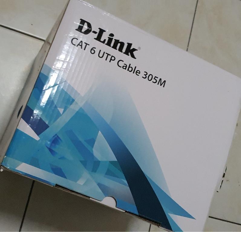 DLink CAT 6 UTP LAN Cable 305M, Computers & Tech, Parts & Accessories