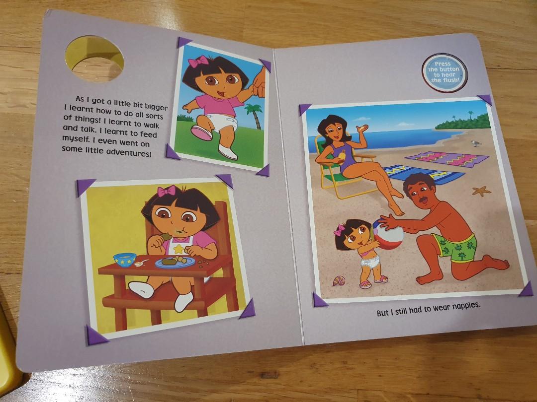 Dora's potty book, Hobbies & Toys, Books & Magazines, Children's Books ...