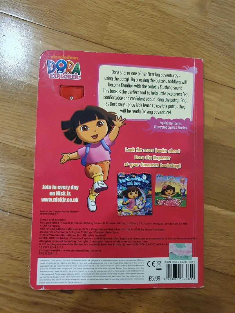 Dora's potty book, Hobbies & Toys, Books & Magazines, Children's Books ...