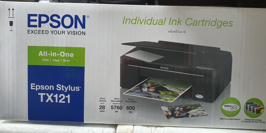 Epson Stylus TX121 Printer, Computers \u0026 Tech, Printers, Scanners \u0026 Copiers  on Carousell