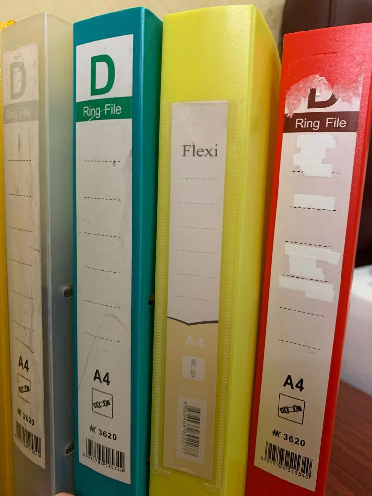 [FREE] RINGED FILES, Hobbies & Toys, Stationery & Craft, Stationery ...