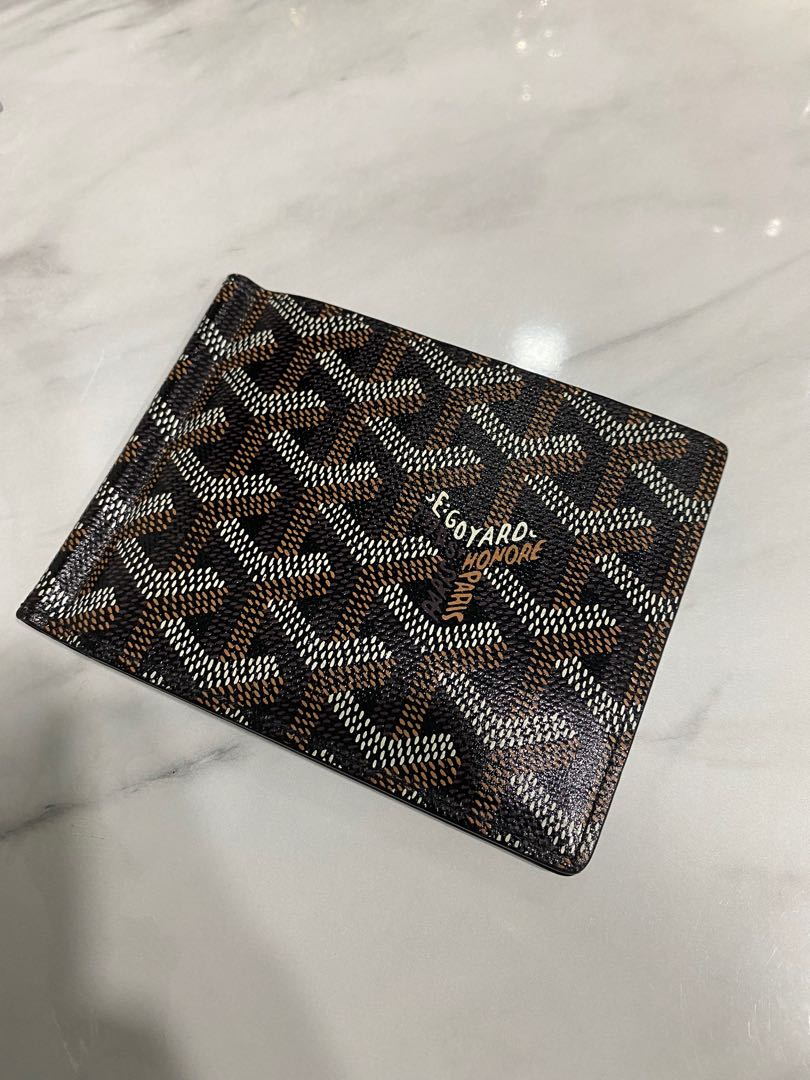 goyard clip wallet