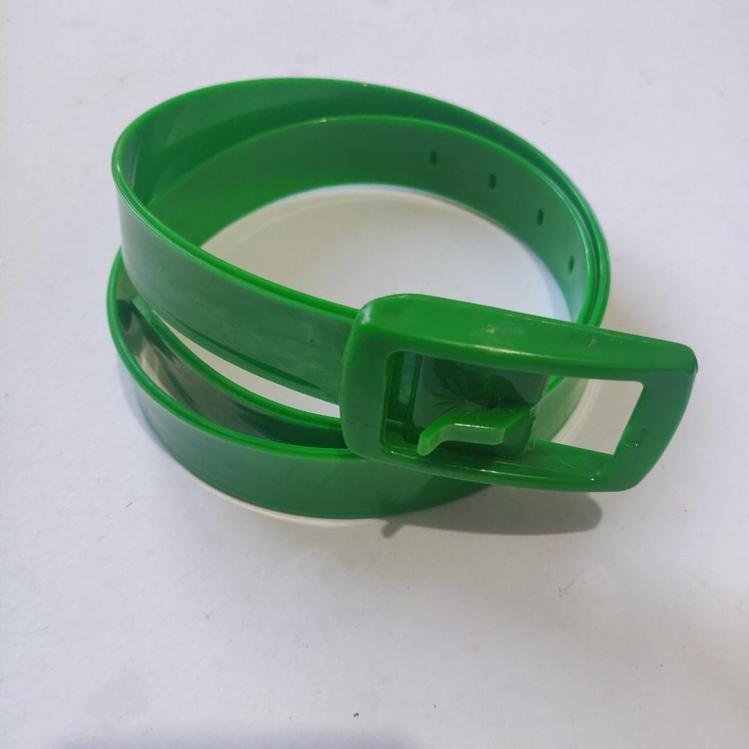 Green Ladies Belt (Category: Belts) located in Lipa City. Submitted by declutt3r.sale (Listing ID 1048938895, Image 1). Description: CLEARANCE SALE Pink: https://carousell.com/p/1048937956 Blue: https://carousell.com/p/1048938389.