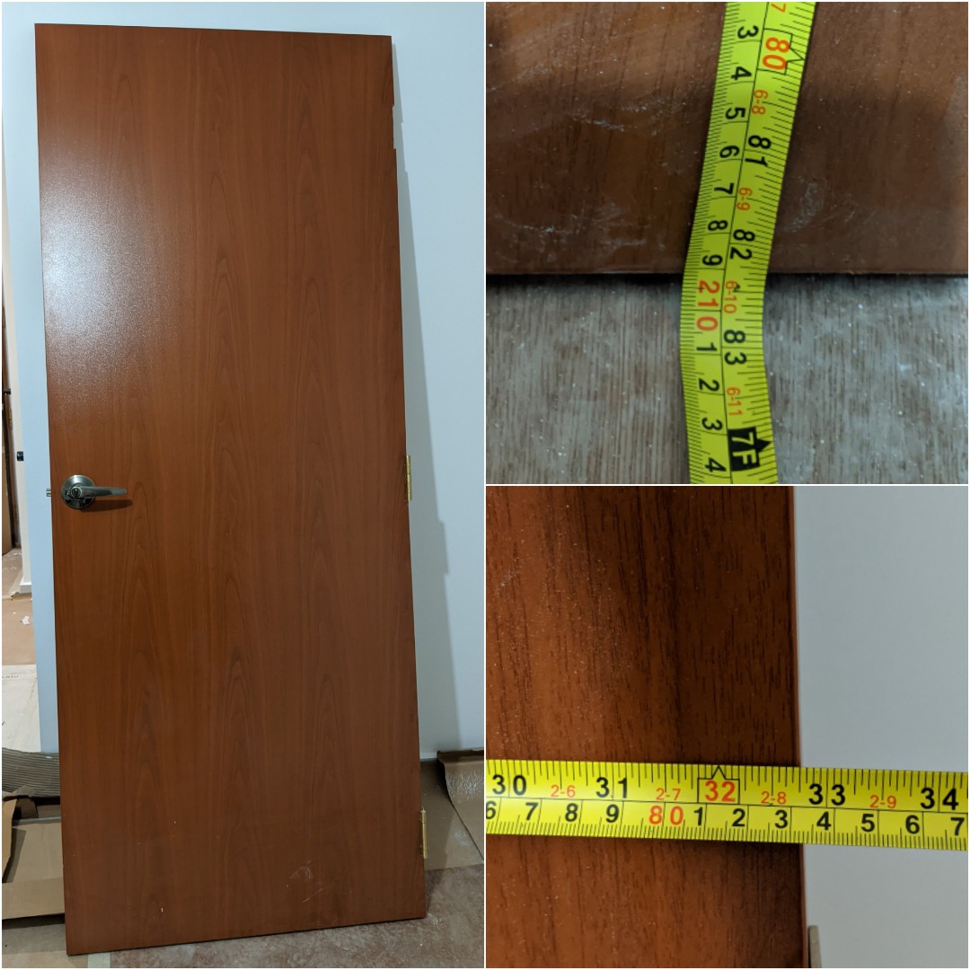 New HDB BTO toilet door, Furniture & Home Living, Bathroom & Kitchen