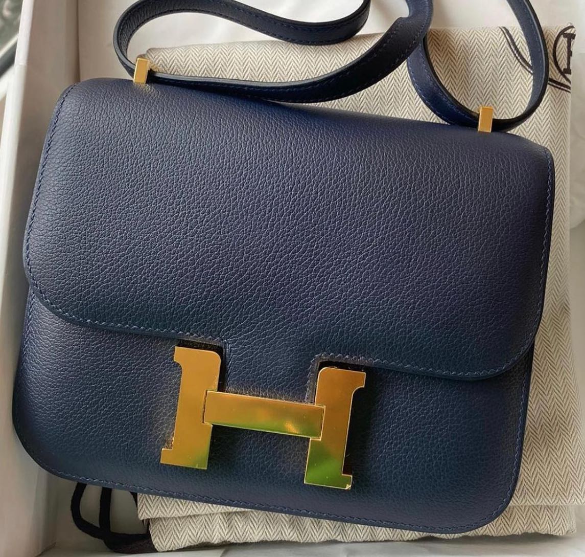 Hermes Constance Epsom H Bleu Nuit 24 Rouge - US