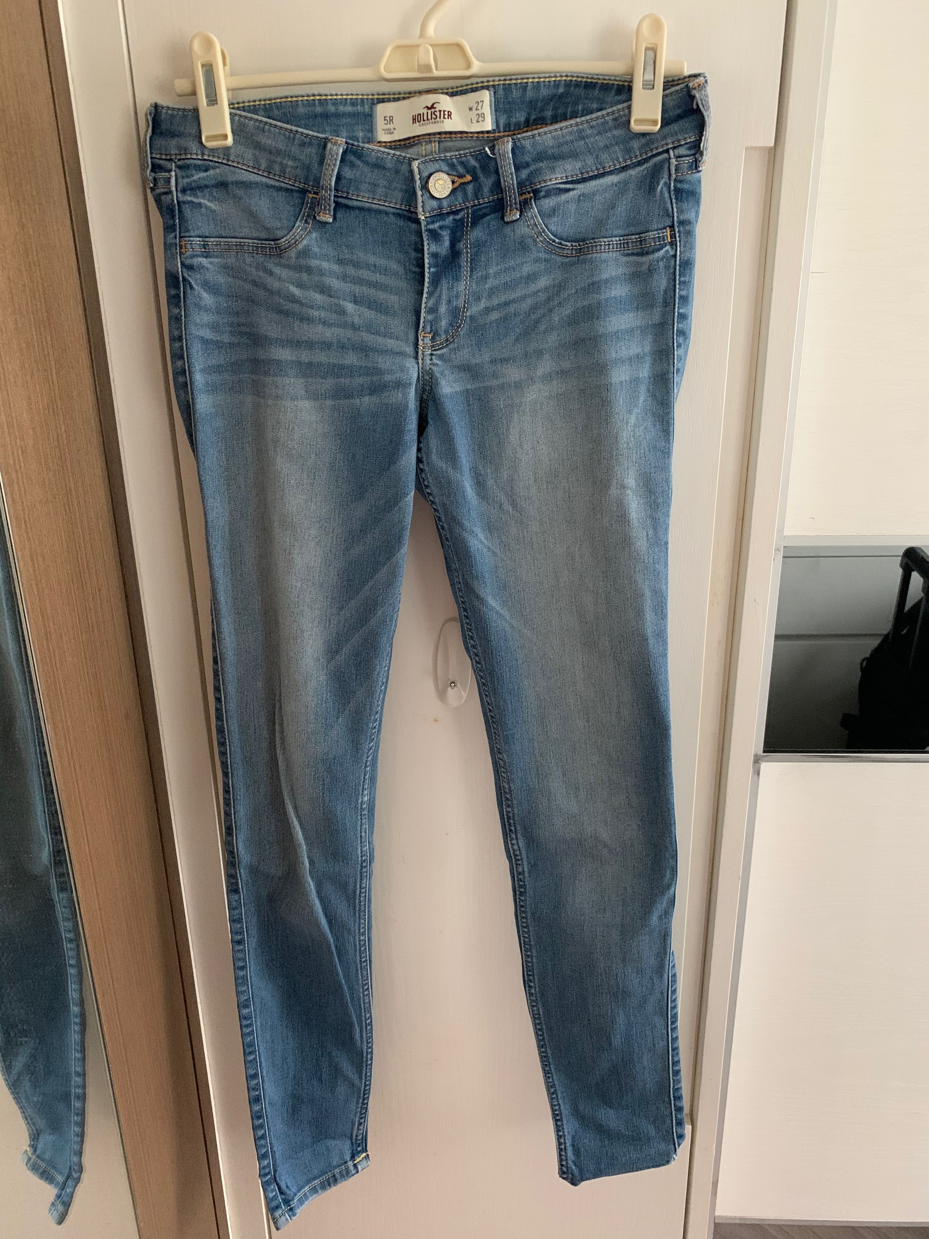 mid rise hollister jeans