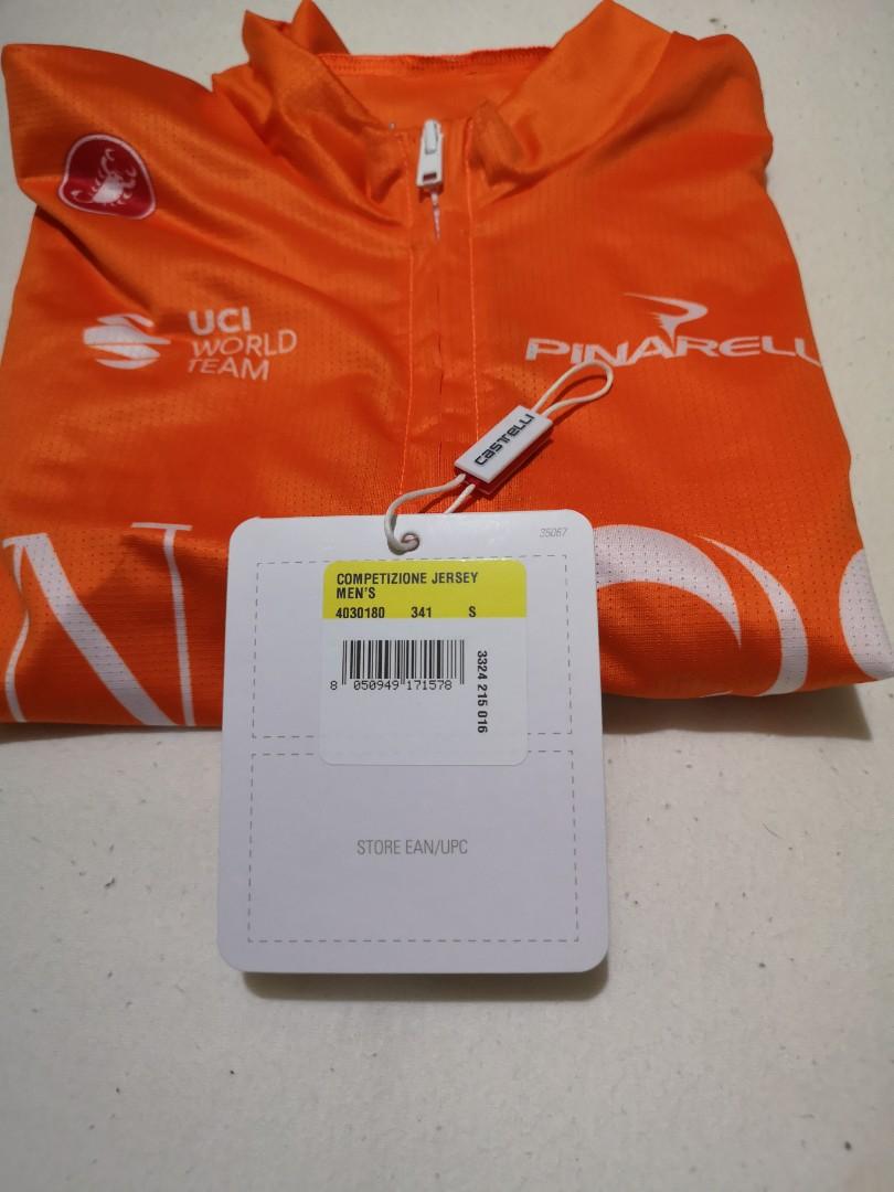 ORANGE XL Details about   NEW 2020 Castelli COMPETIZIONE INEOS GRENADIERS Cycling Jersey 