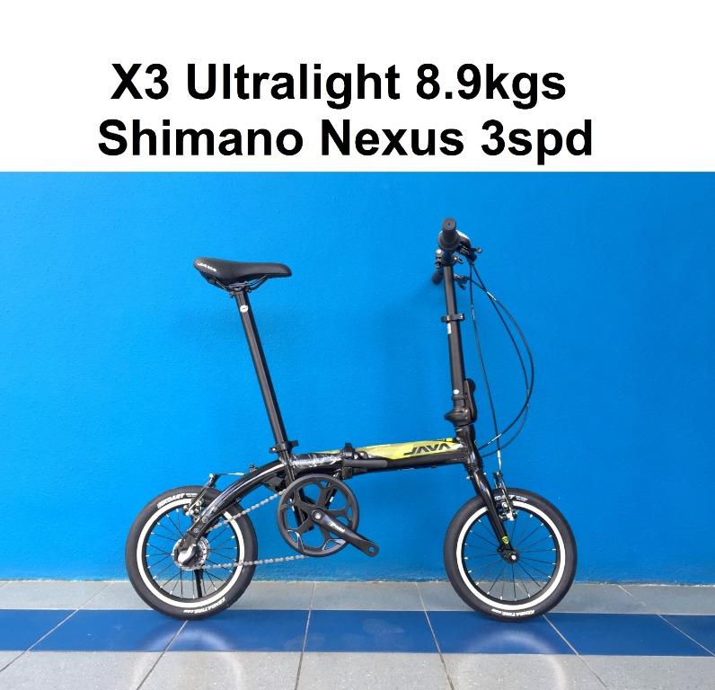 java 14 inch folding bike
