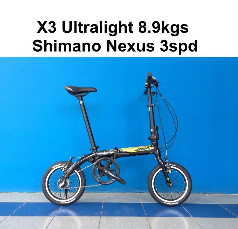 java x3 folding bike price